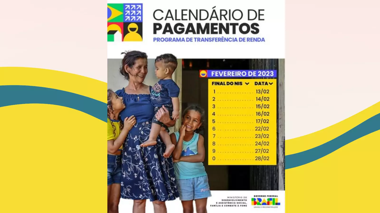 Fevereiro / Calendário de Pagamento